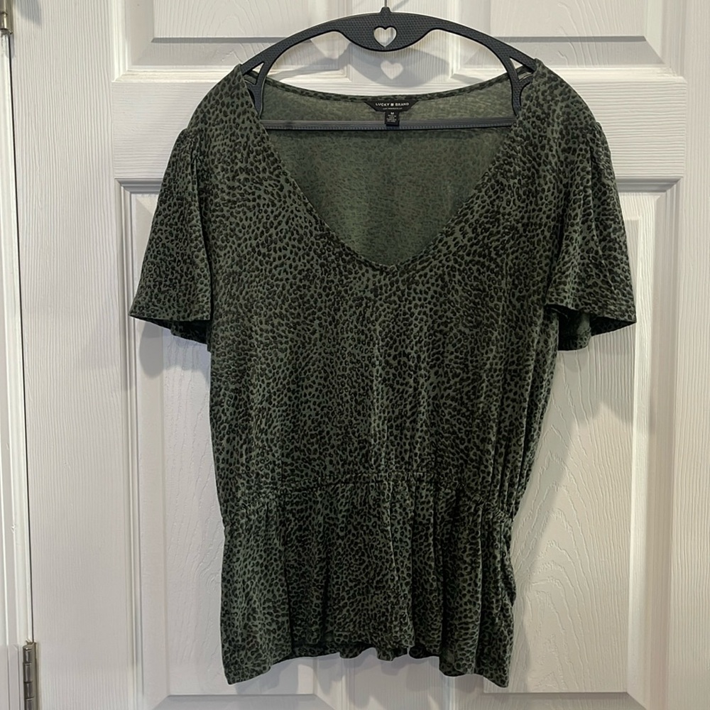 Lucky brand Peplum top